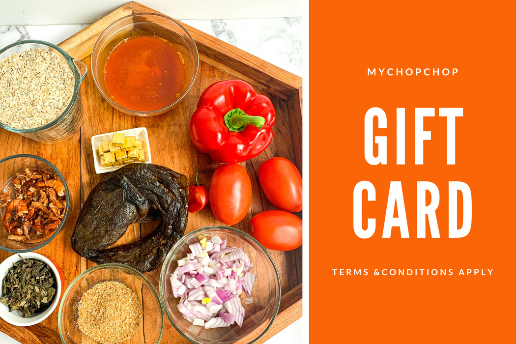 Mychopchop gift card- A taste of home